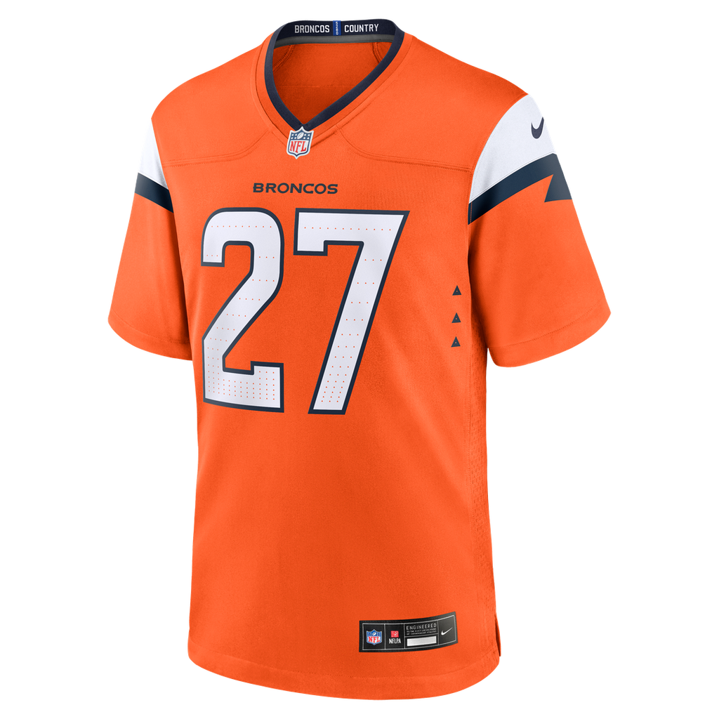 J.K. Dobbins Denver Broncos Game Jersey - Orange