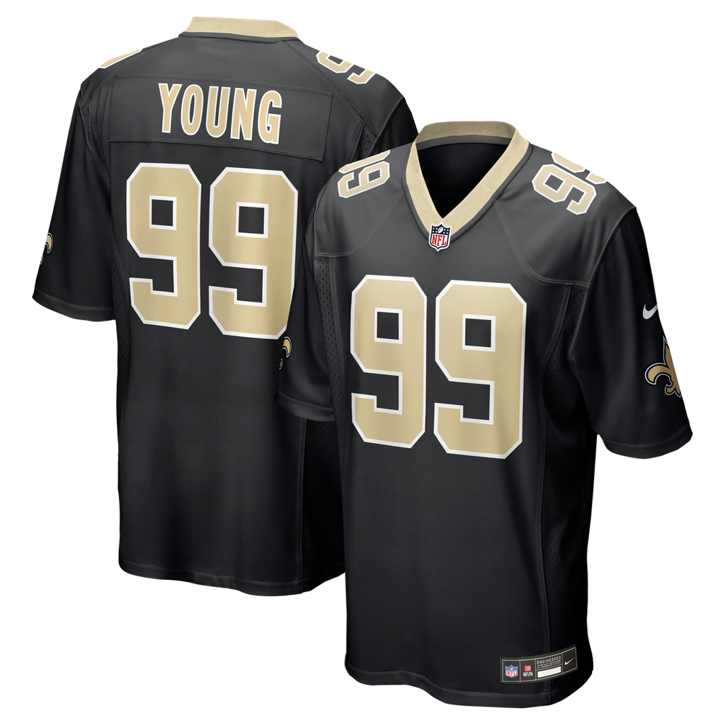 Chase Young New Orleans Saints Game Jersey - Black