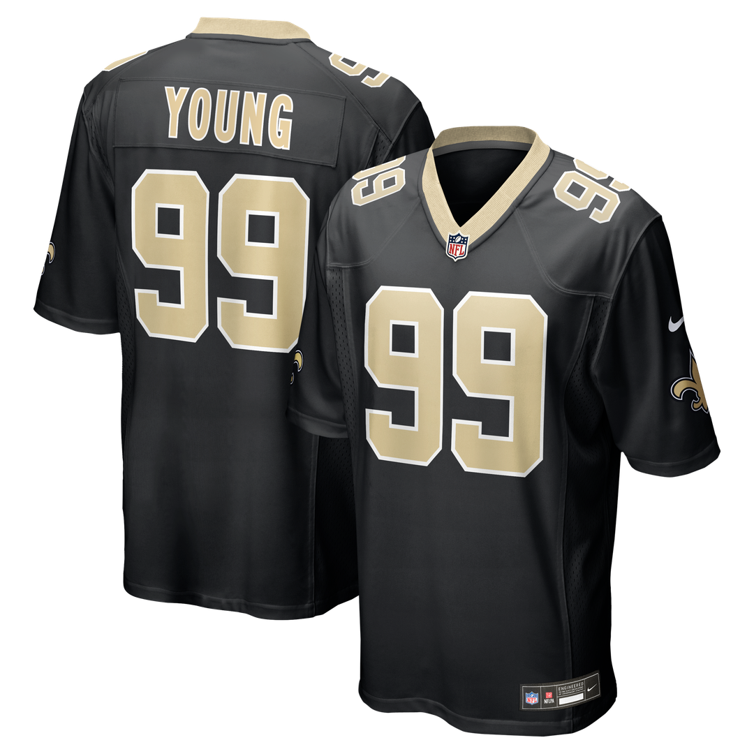 Chase Young New Orleans Saints Game Jersey - Black