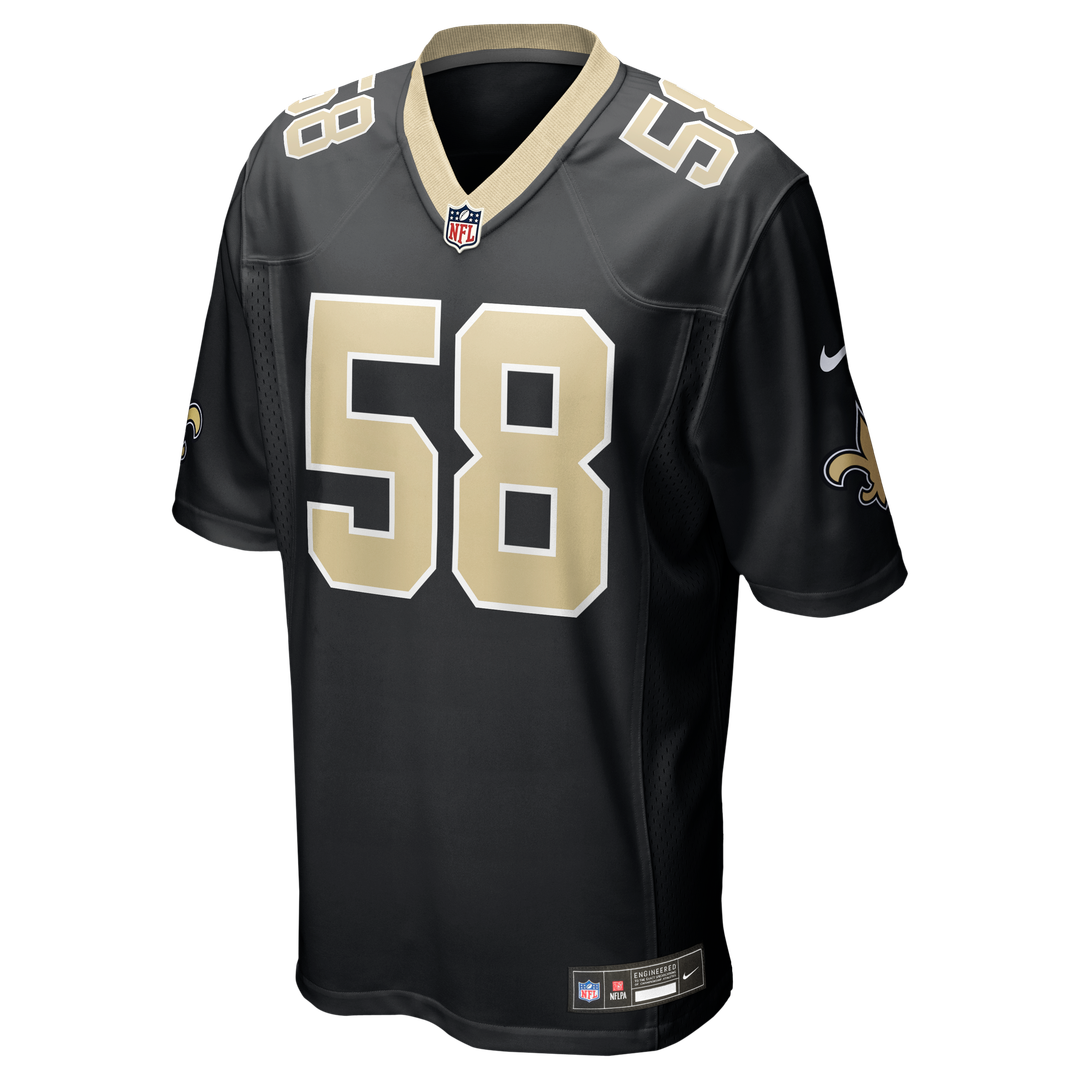 Chris Rumph II New Orleans Saints Game Jersey - Black