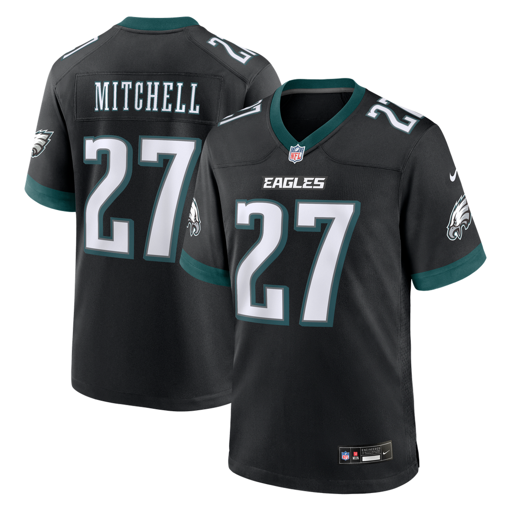 Quinyon Mitchell Philadelphia Eagles Alternate Game Jersey - Black