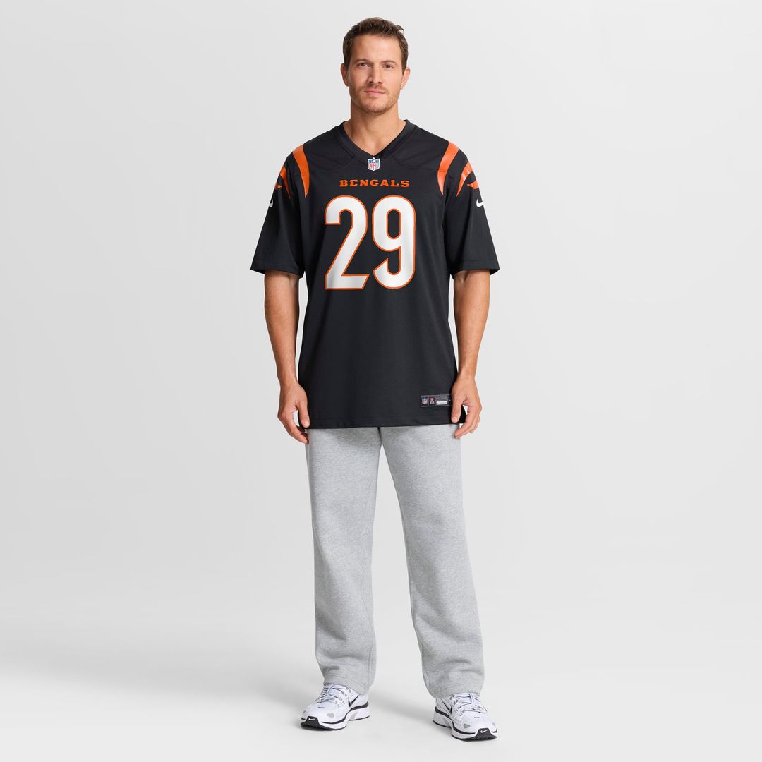 Kyle Dugger Cincinnati Bengals Game Jersey - Black