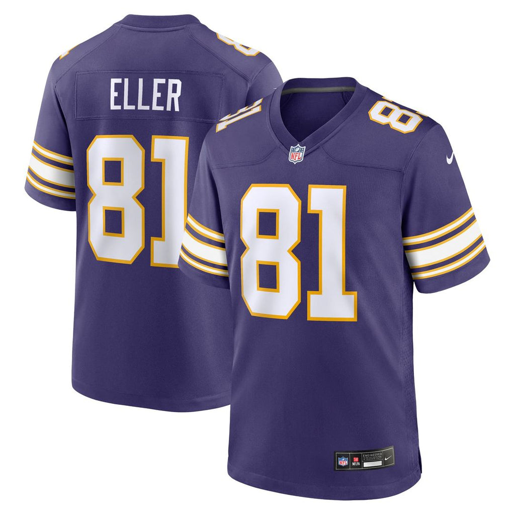 Carl Eller Minnesota Vikings Alternate Game Jersey - Purple