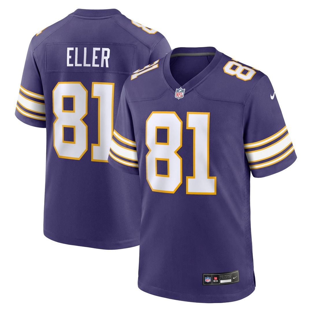Carl Eller Minnesota Vikings Alternate Game Jersey - Purple