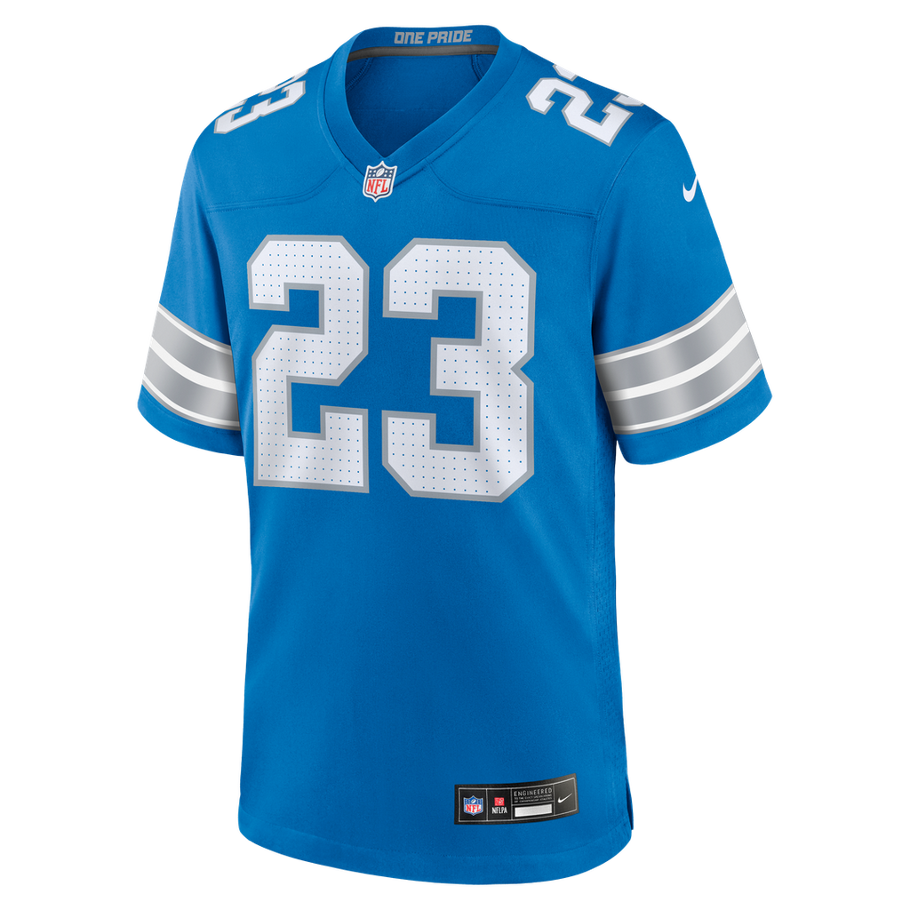 Rock Ya-Sin Detroit Lions Game Jersey - Blue