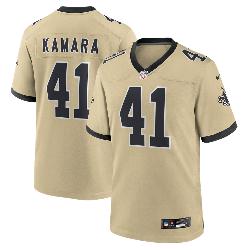 Alvin Kamara New Orleans Saints Gameday Golds Alternate Game Jersey - Gold