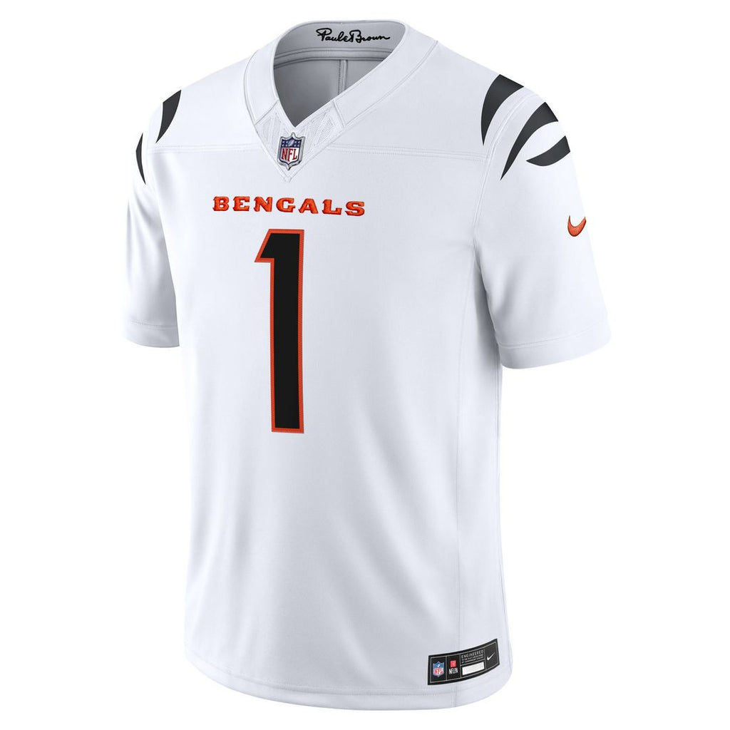 Ja'Marr Chase Cincinnati Bengals Alternate Vapor F.U.S.E. Stitched Limited Jersey - Orange