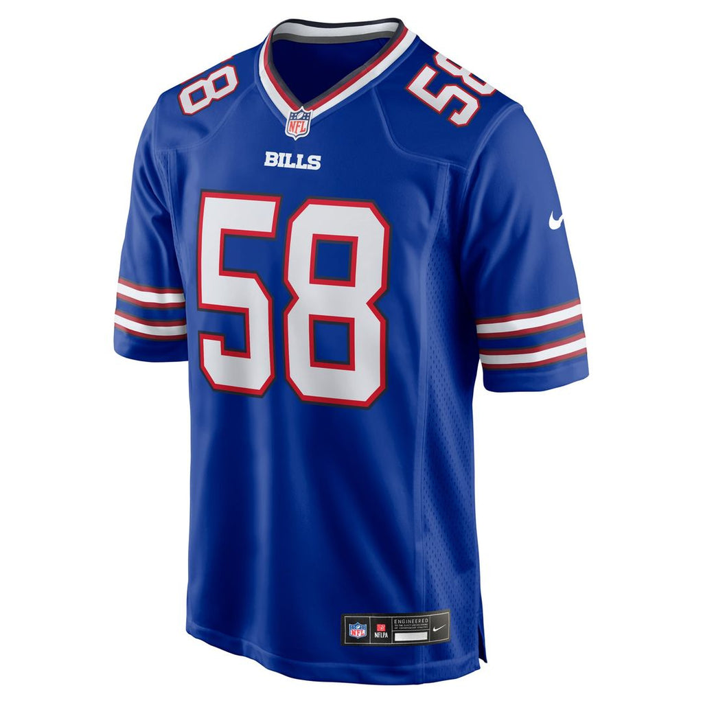 Matt Milano Buffalo Bills Alternate Game Jersey - Red