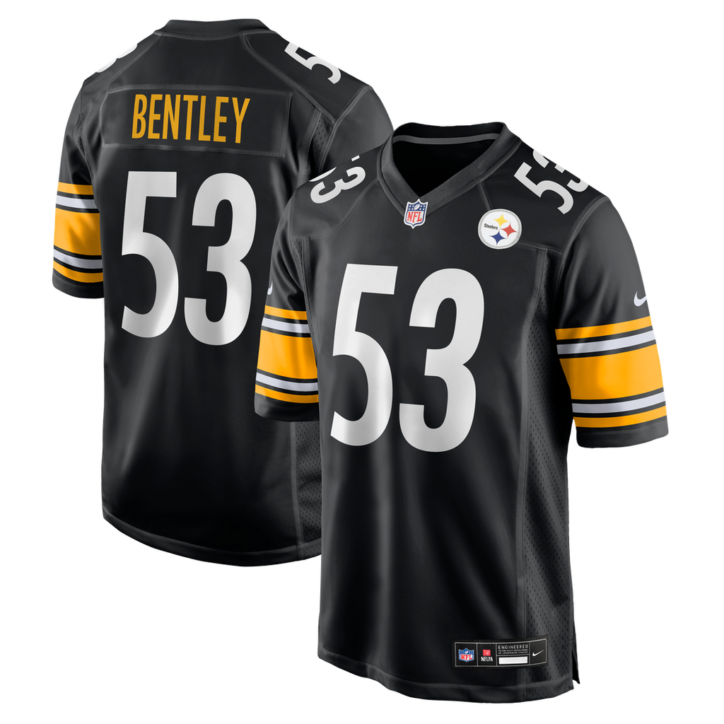 JaWhaun Bentley Pittsburgh Steelers Game Jersey - Black