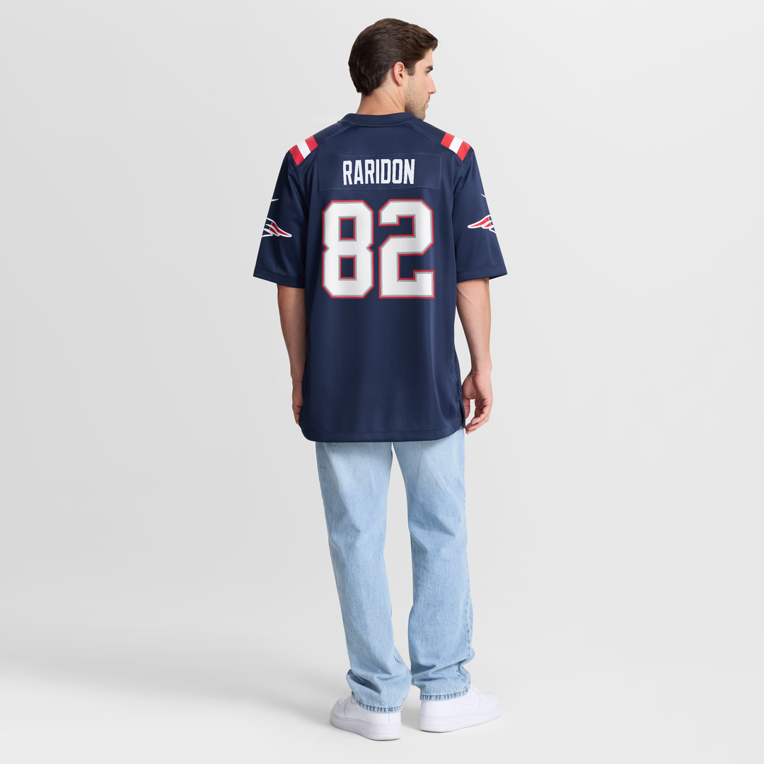 Eli Raridon New England Patriots Game Jersey - Navy