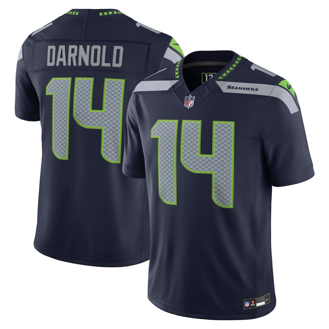 Sam Darnold Seattle Seahawks Vapor F.U.S.E. Stitched Limited Jersey - College Navy