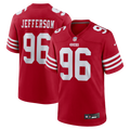 Jordan Jefferson San Francisco 49ers Game Jersey - Scarlet