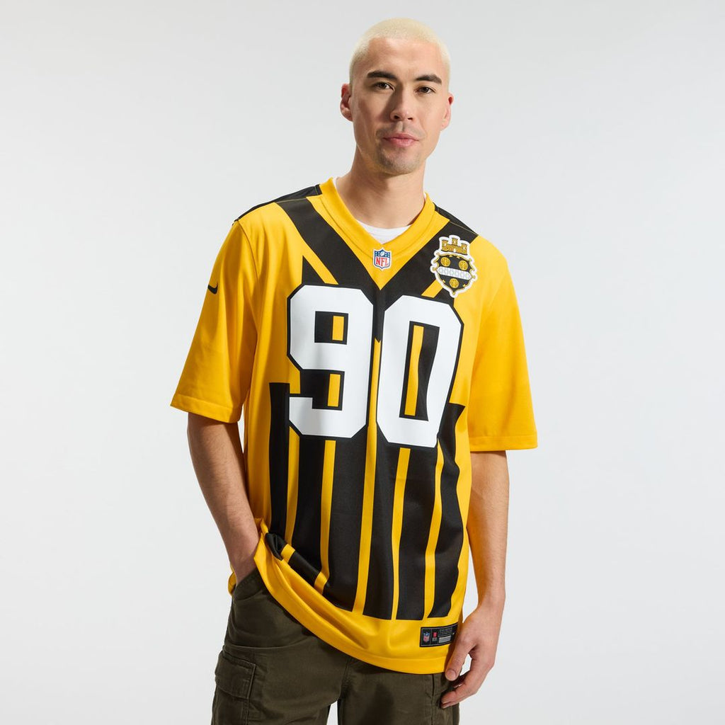 T.J. Watt Pittsburgh Steelers Alternate 1933 Throwback Game Jersey - Gold