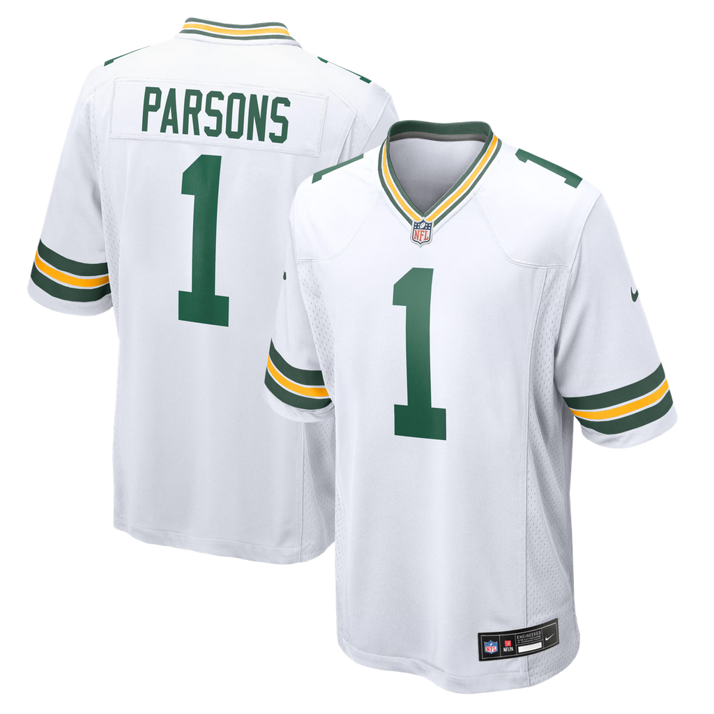 Micah Parsons Green Bay Packers Game Jersey - White