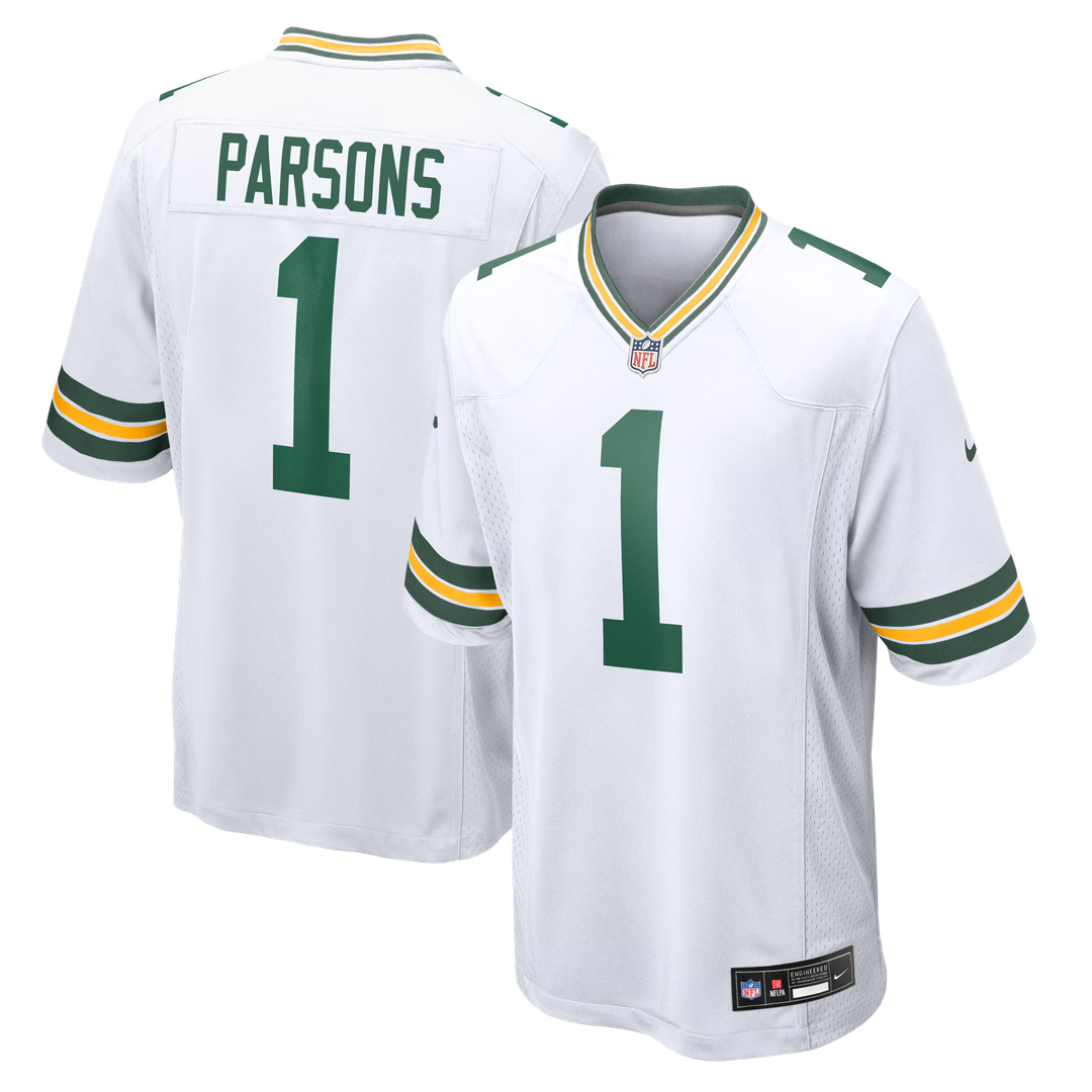 Micah Parsons Green Bay Packers Game Jersey - White