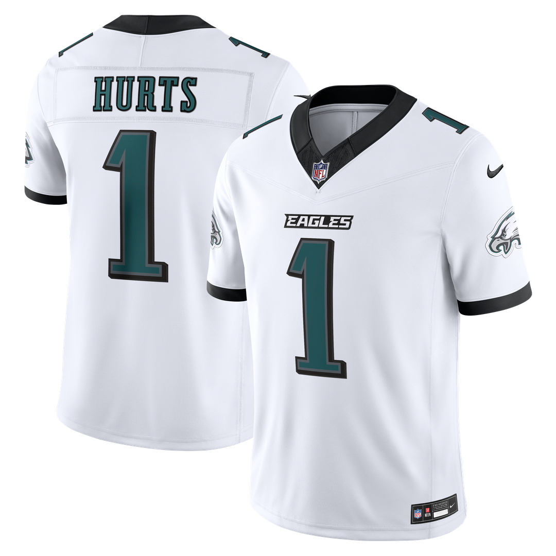 Jalen Hurts Philadelphia Eagles Vapor F.U.S.E. Stitched Limited Jersey - White