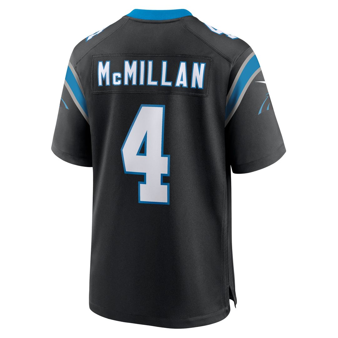Tetairoa McMillan Carolina Panthers Game Jersey - Black