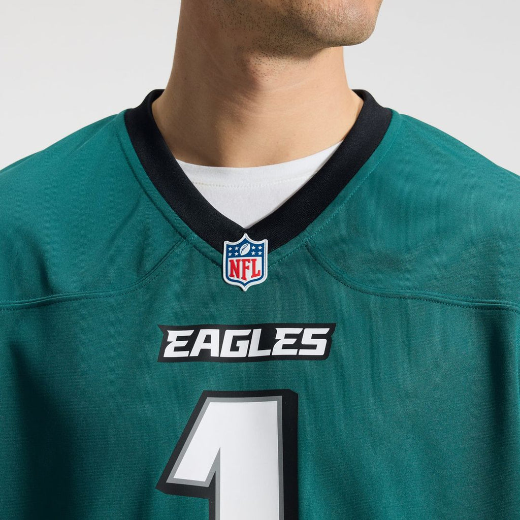 Jalen Hurts Philadelphia Eagles Game Jersey - Midnight Green