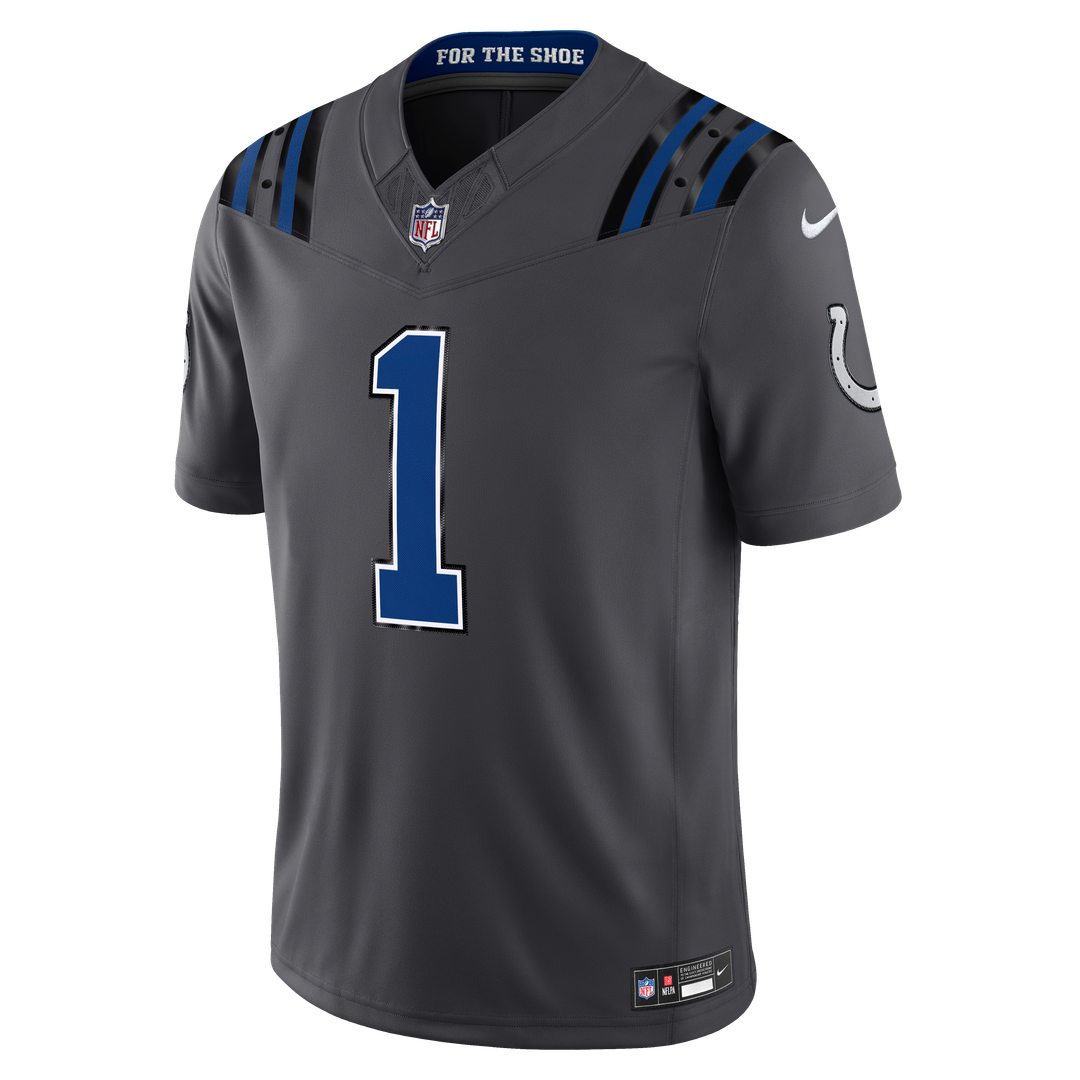 Ahmad Sauce Gardner Indianapolis Colts 2026 Rivalries Collection Stitched Limited Jersey - Anthracite