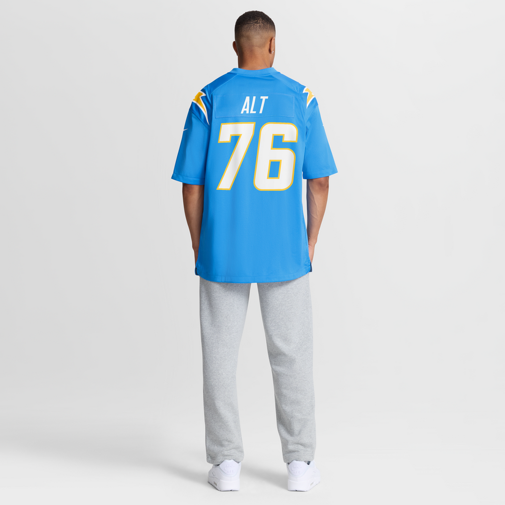 Joe Alt Los Angeles Chargers Game Jersey - Powder Blue