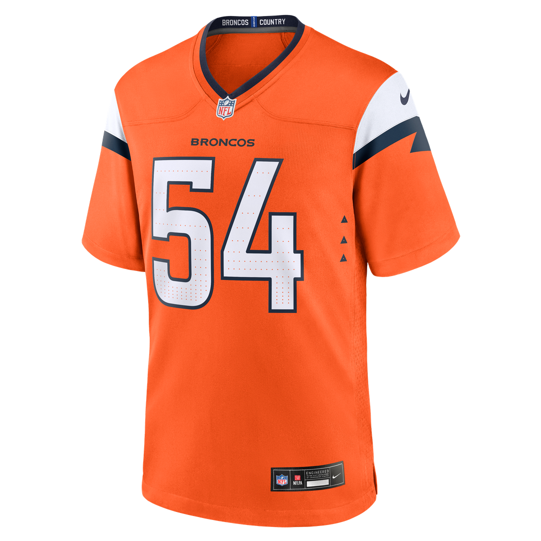 Alex Forsyth Denver Broncos Game Jersey - Orange