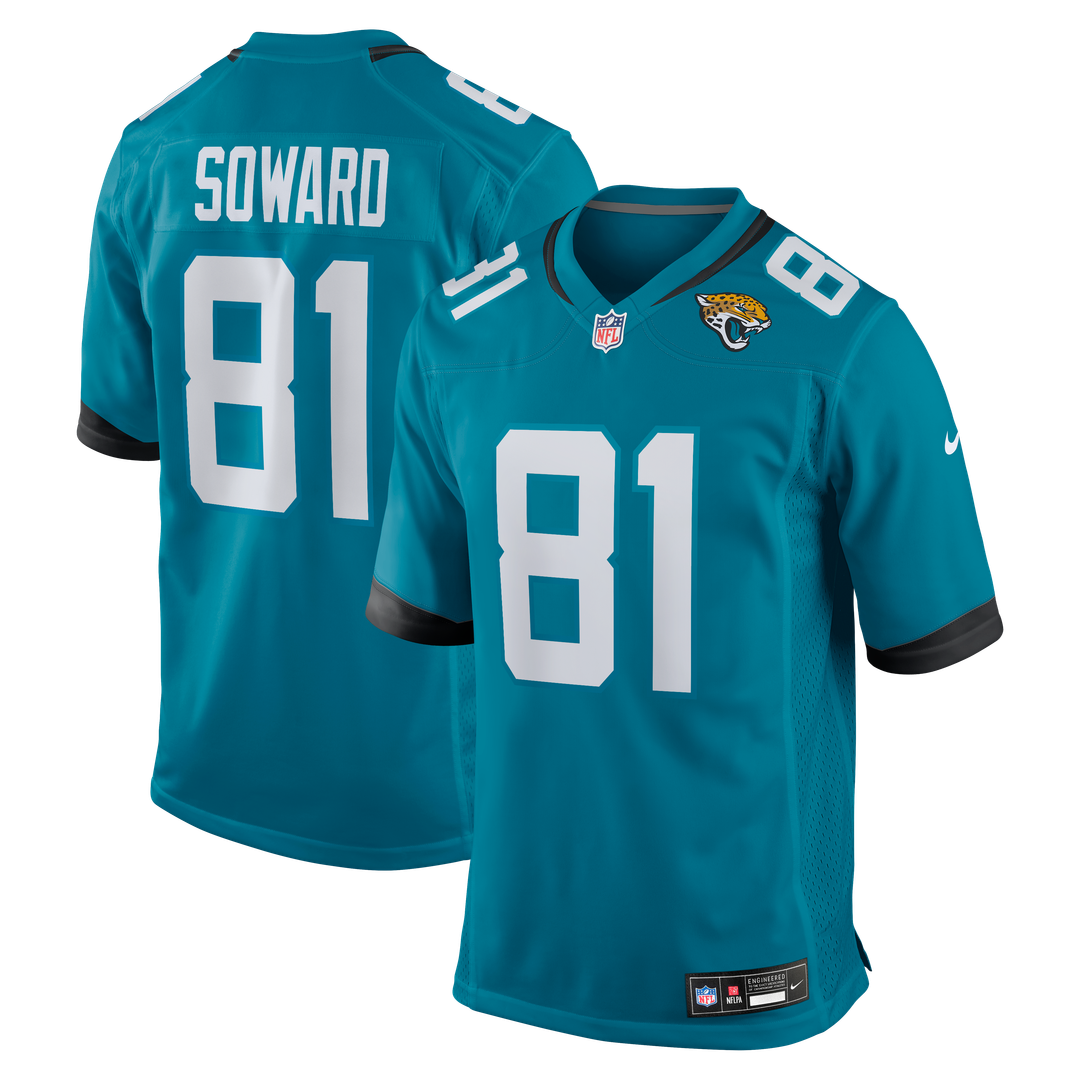 R. Jay Soward Jacksonville Jaguars Game Jersey - Teal