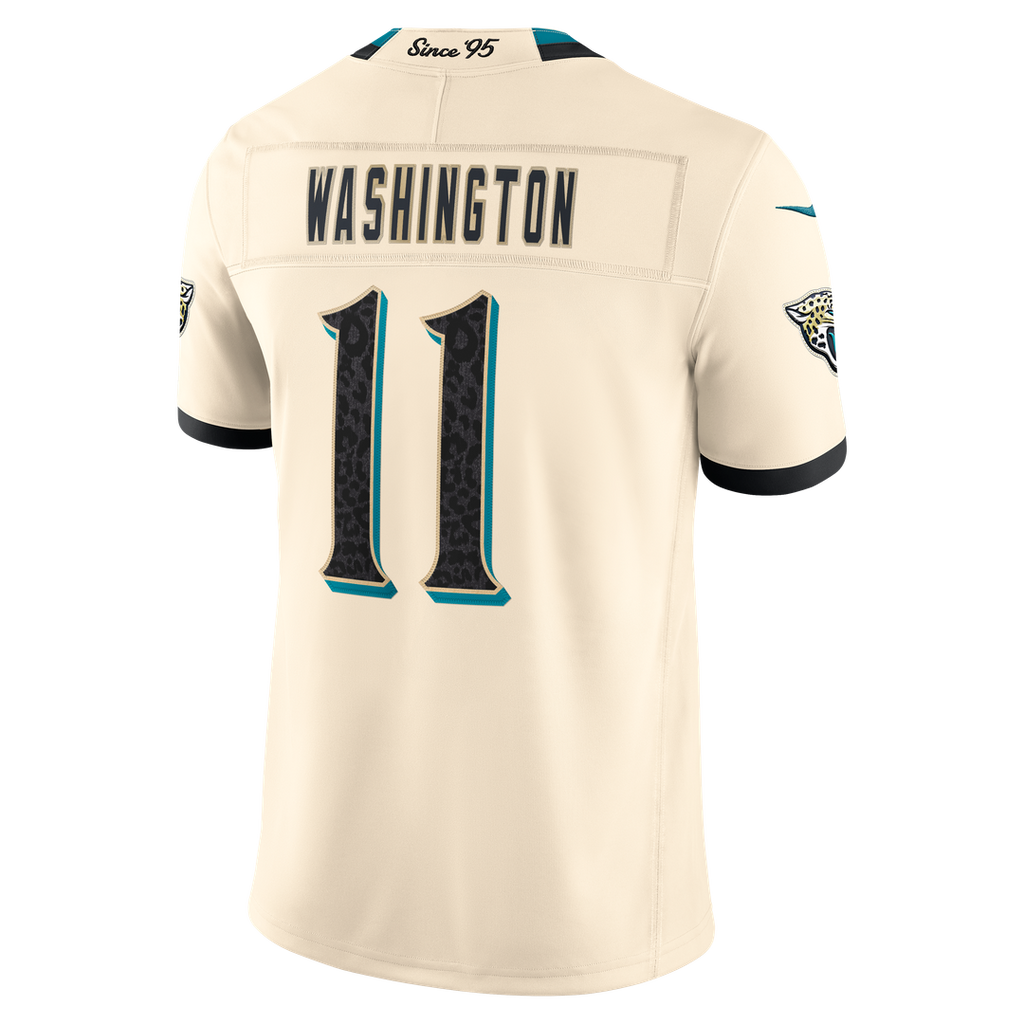 Parker Washington Jacksonville Jaguars 2026 Rivalries Collection Stitched Limited Jersey - Natural