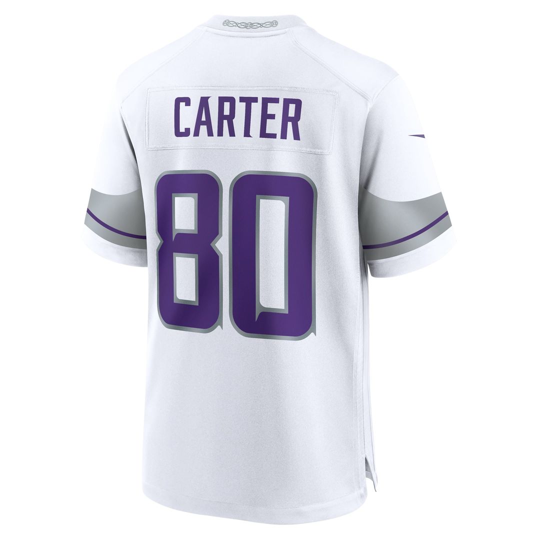 Cris Carter Minnesota Vikings Alternate Game Jersey - White