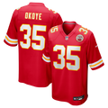 Christian Okoye Kansas City Chiefs Game Jersey - Red