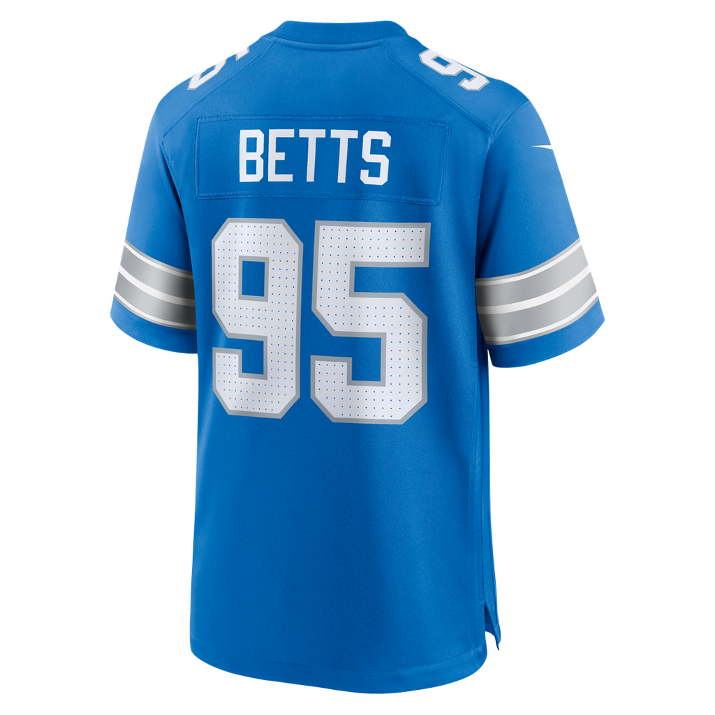 Mathieu Betts Detroit Lions Game Jersey - Blue