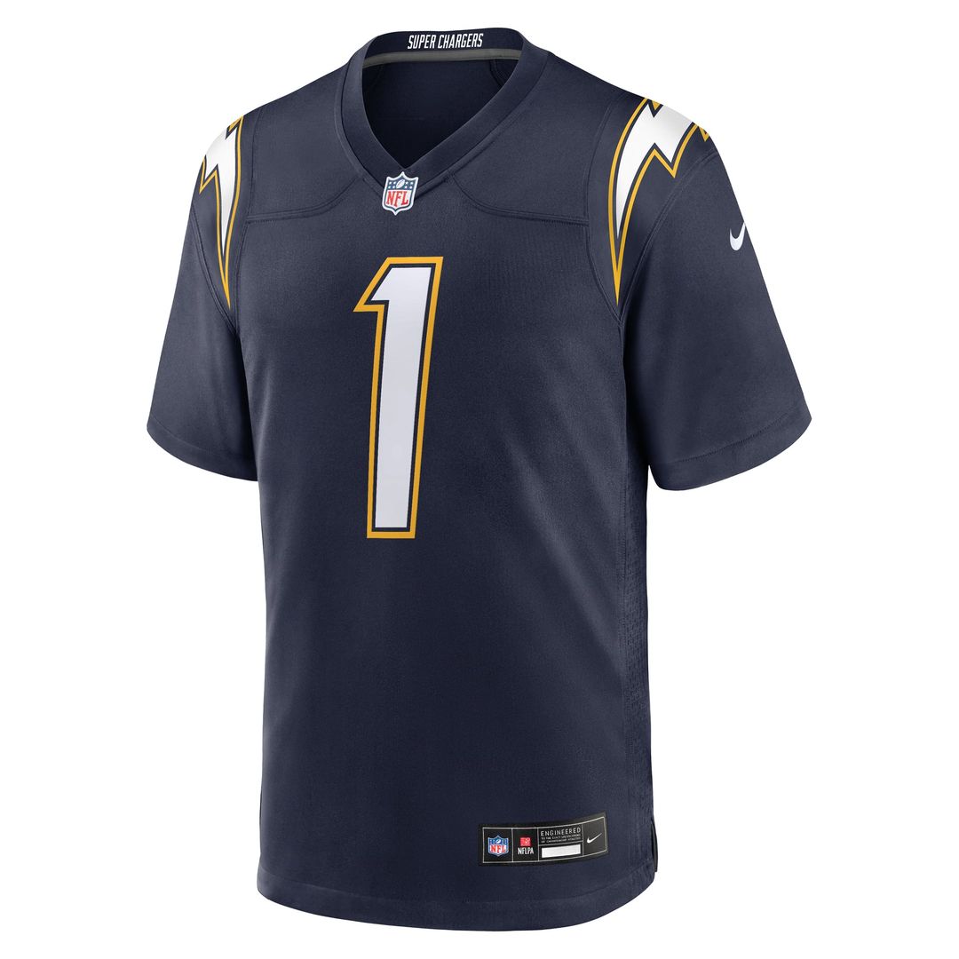 Quentin Johnston Los Angeles Chargers Game Jersey - Powder Blue