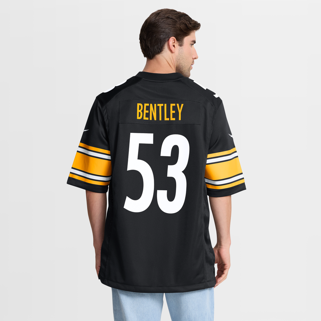 JaWhaun Bentley Pittsburgh Steelers Game Jersey - Black