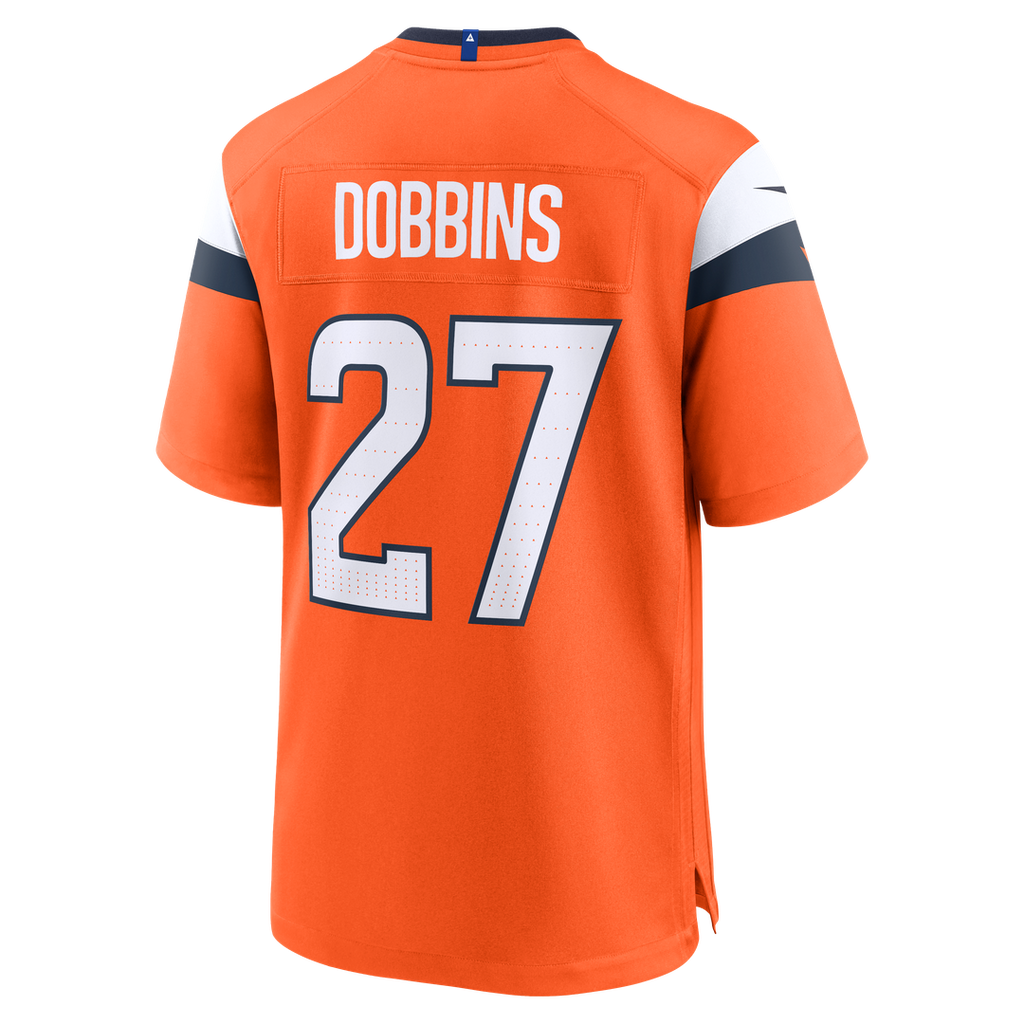 J.K. Dobbins Denver Broncos Game Jersey - Orange