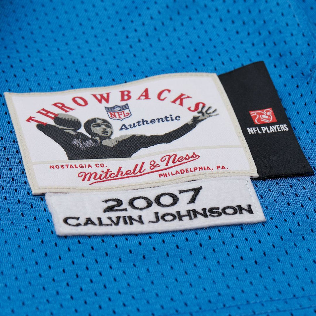 Calvin Johnson Detroit Lions 2007 Authentic Throwback Jersey - Black