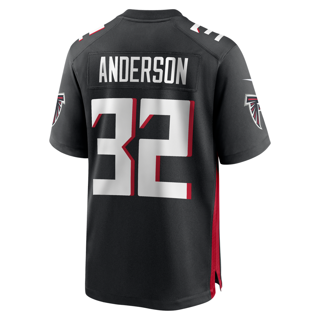 Jamal Anderson Atlanta Falcons Game Jersey - Black