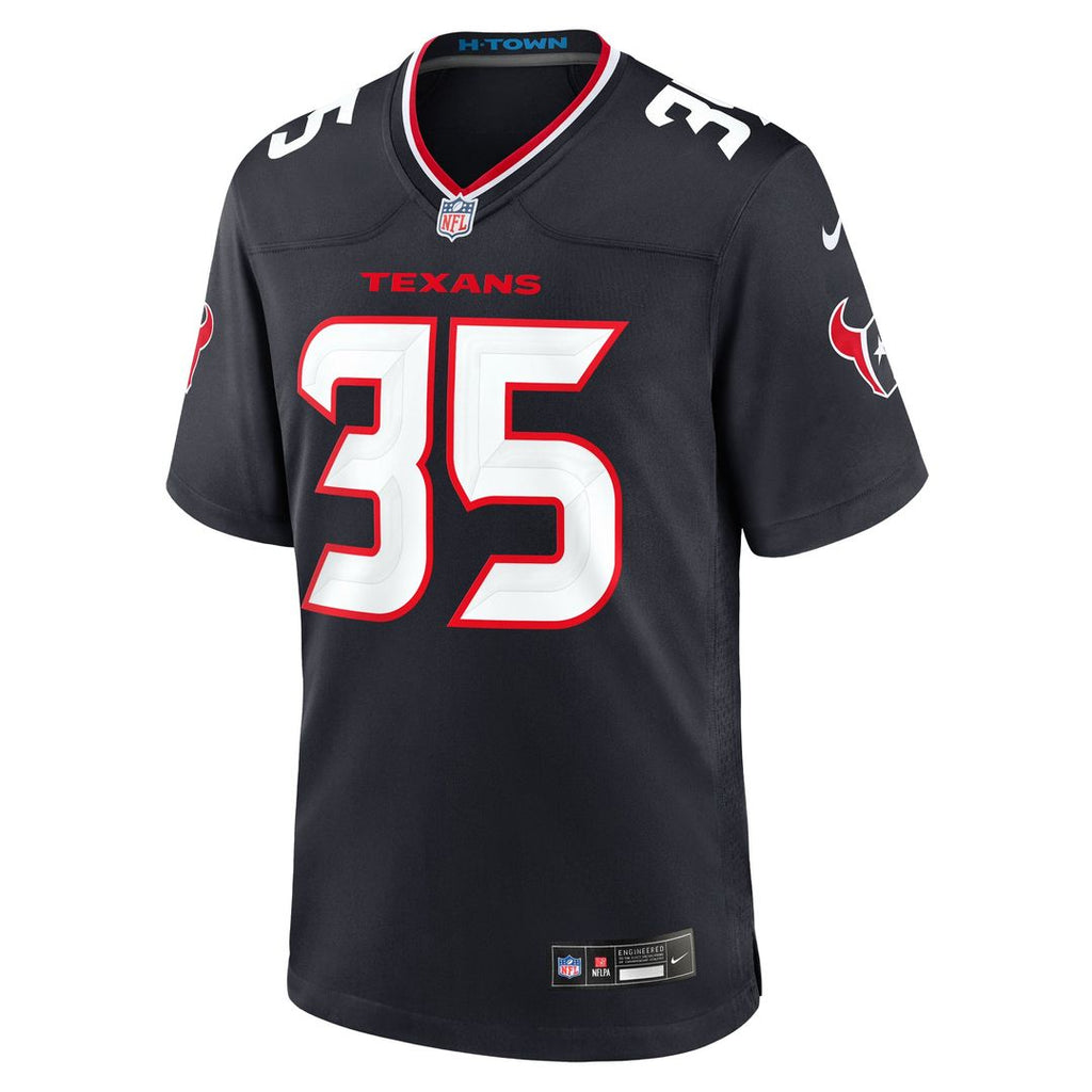 Jake Hansen Houston Texans Game Jersey - Navy