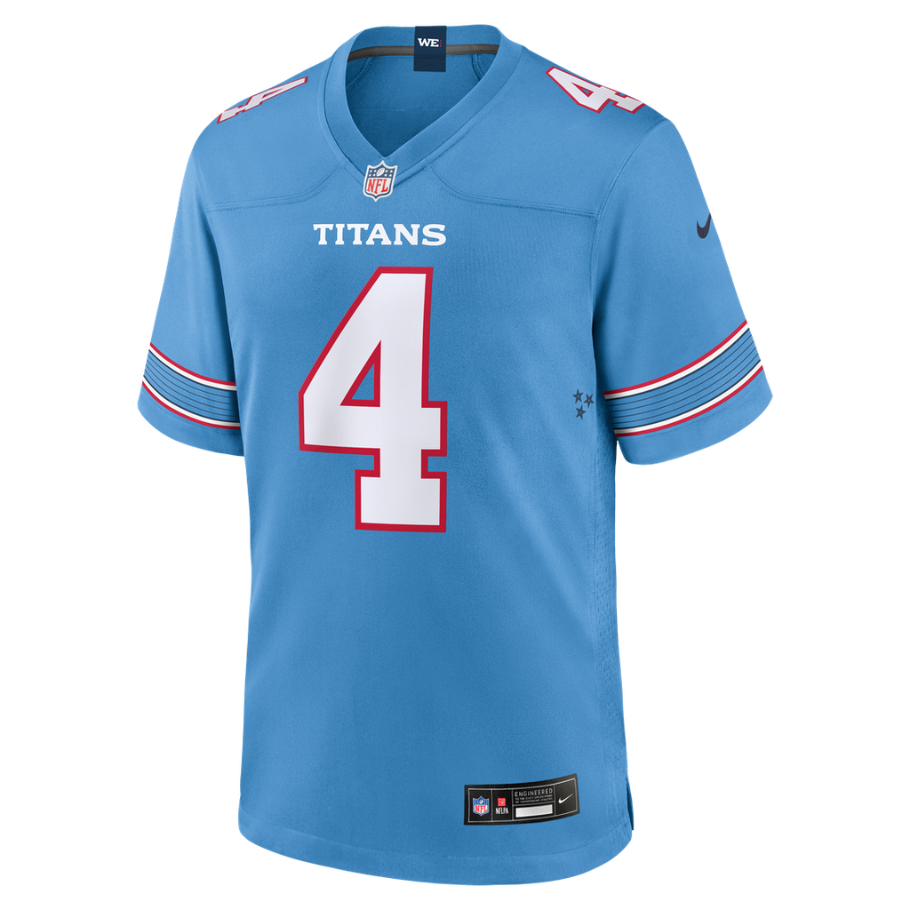 Wan'Dale Robinson Tennessee Titans Game Jersey - Light Blue