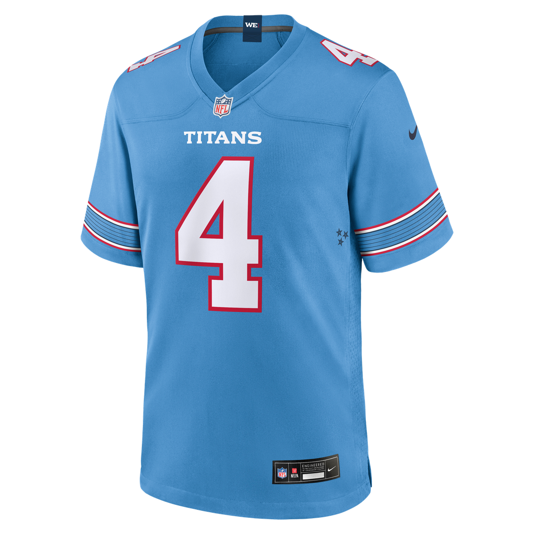 Wan'Dale Robinson Tennessee Titans Game Jersey - Light Blue