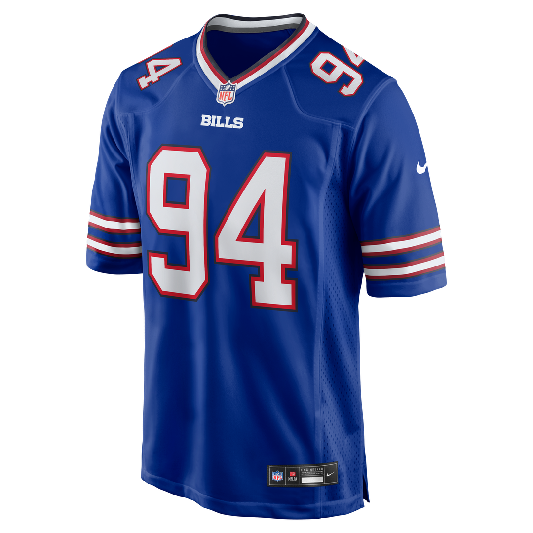 Andrew Brown Buffalo Bills Game Jersey - Royal Blue