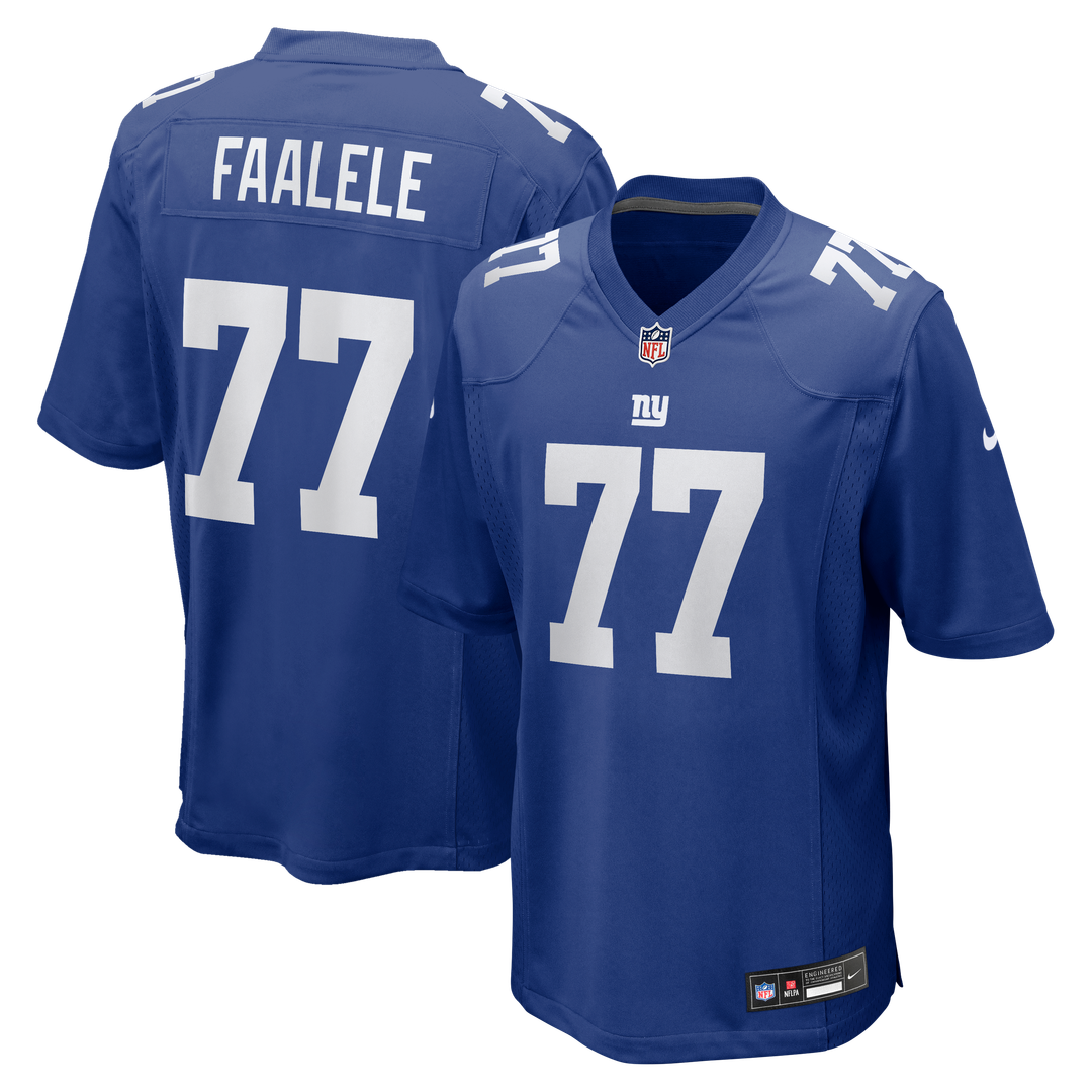 Daniel Faalele New York Giants Game Jersey - Royal Blue