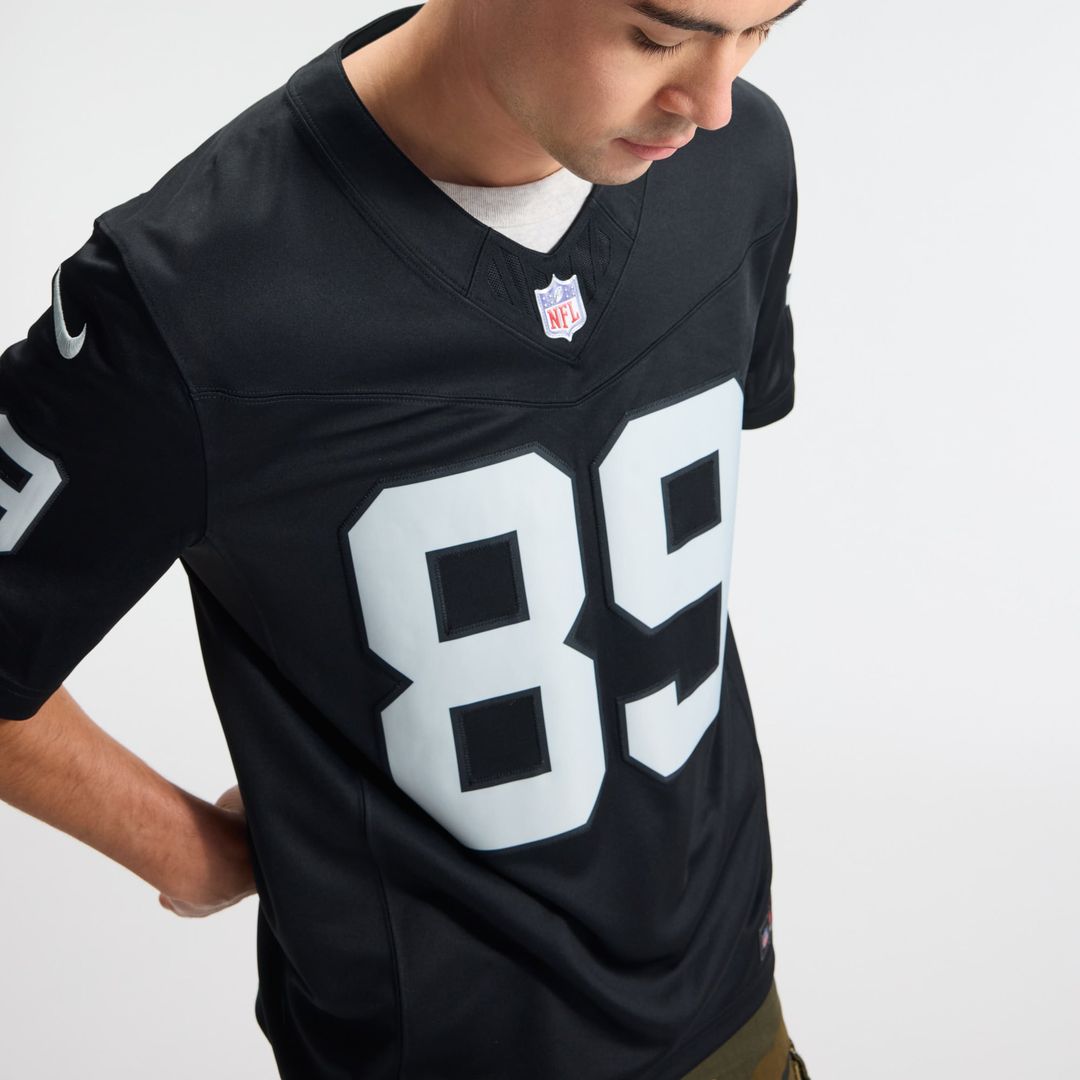 Brock Bowers Las Vegas Raiders Vapor F.U.S.E. Stitched Limited Jersey - White