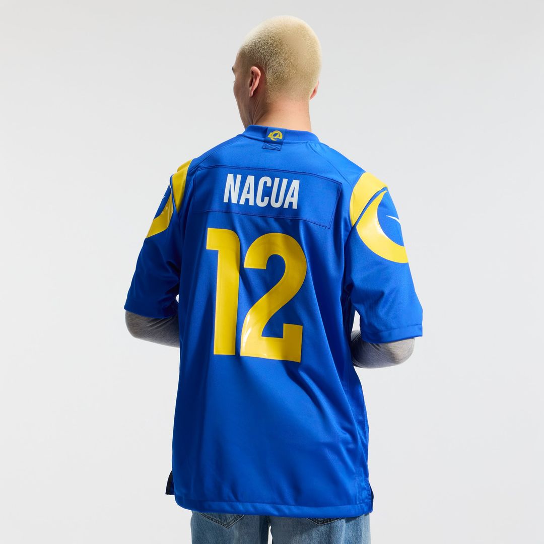 Puka Nacua Los Angeles Rams Game Jersey - Classic Sol