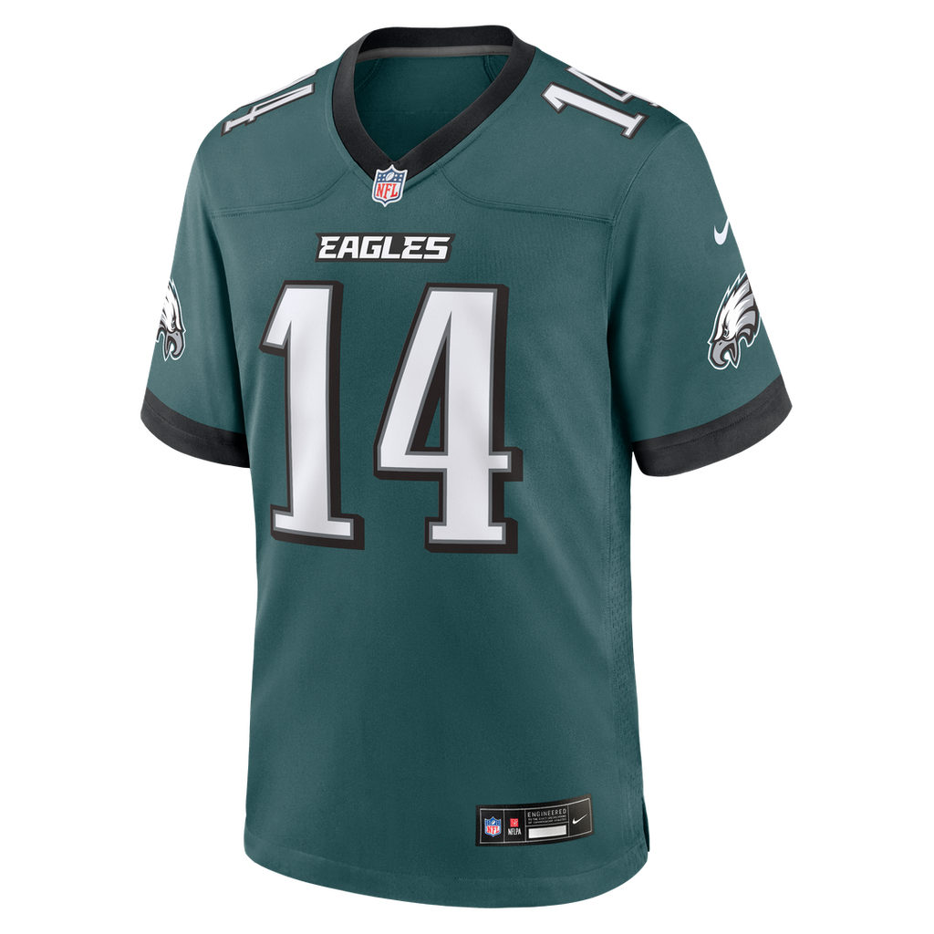 Andy Dalton Philadelphia Eagles Game Jersey - Midnight Green
