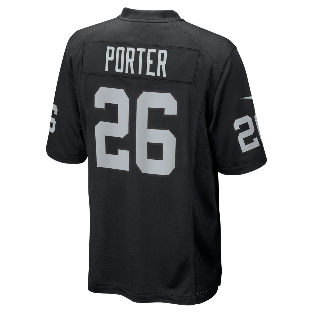 Darien Porter Las Vegas Raiders Game Jersey - Black
