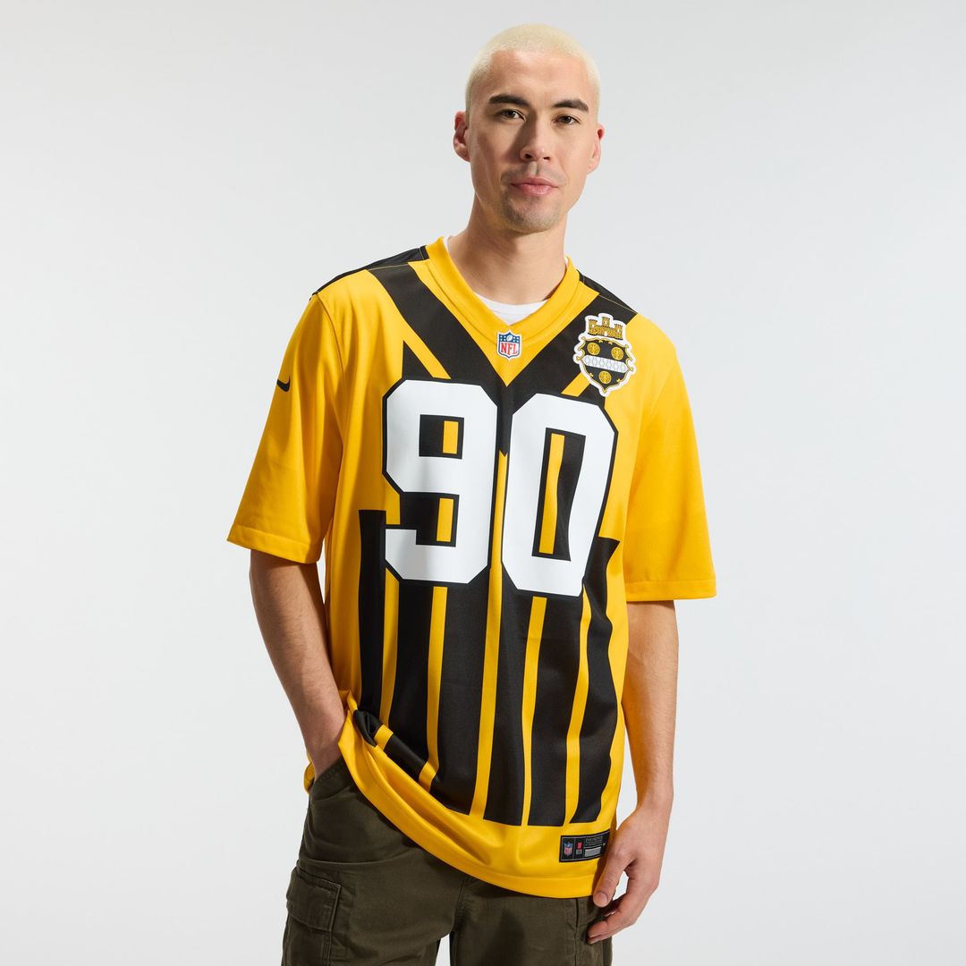 T.J. Watt Pittsburgh Steelers Alternate 1933 Throwback Game Jersey - Gold