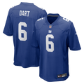 Jaxson Dart New York Giants Game Jersey - Royal Blue