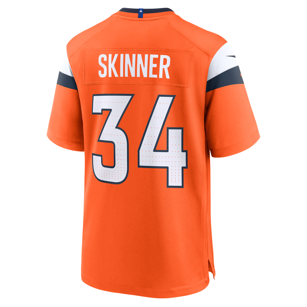 JL Skinner Denver Broncos Game Jersey - Orange