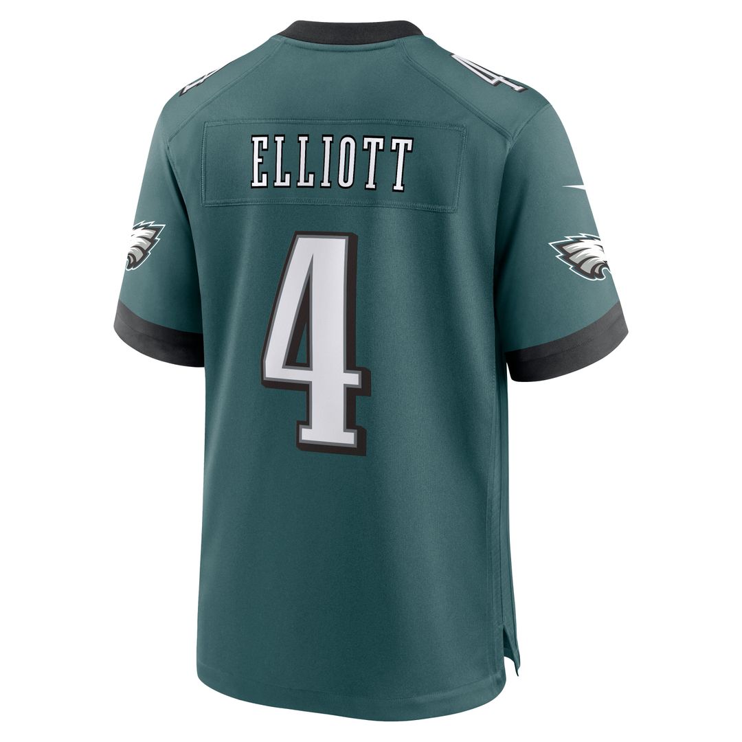 Jake Elliott Philadelphia Eagles Game Jersey - Midnight Green