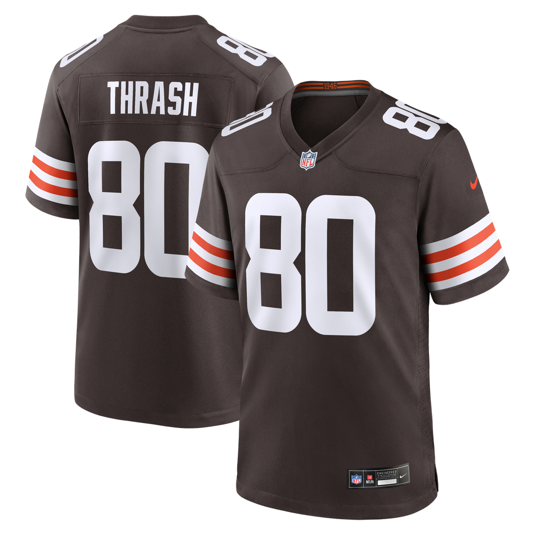 Jamari Thrash Cleveland Browns Game Jersey - Brown