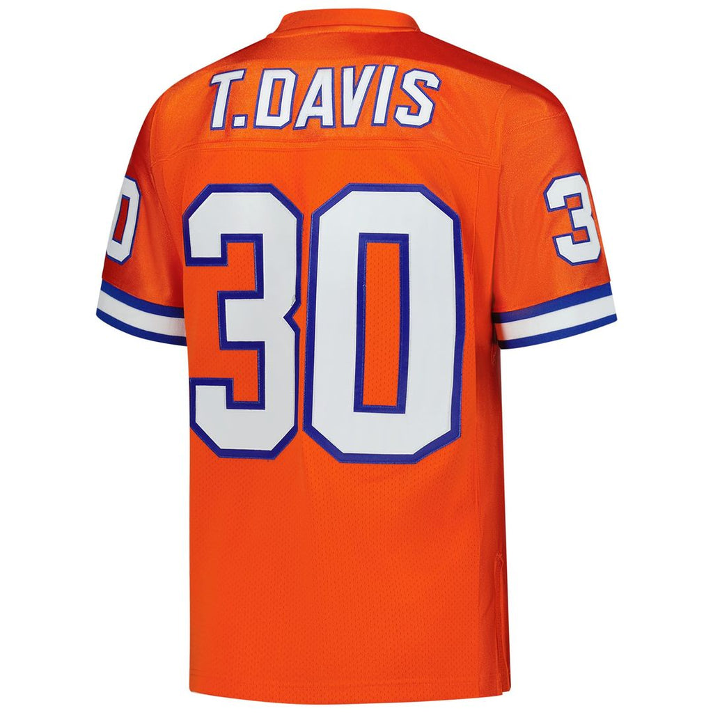 Terrell Davis Denver Broncos 1995 Authentic Throwback Jersey - Orange